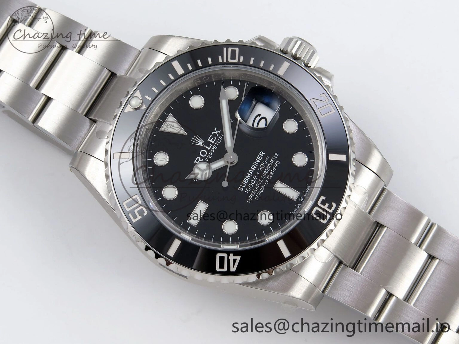 Submariner 41mm 126610 LN Black Ceramic 904L Steel VSF 1:1 Best Edition VS3235