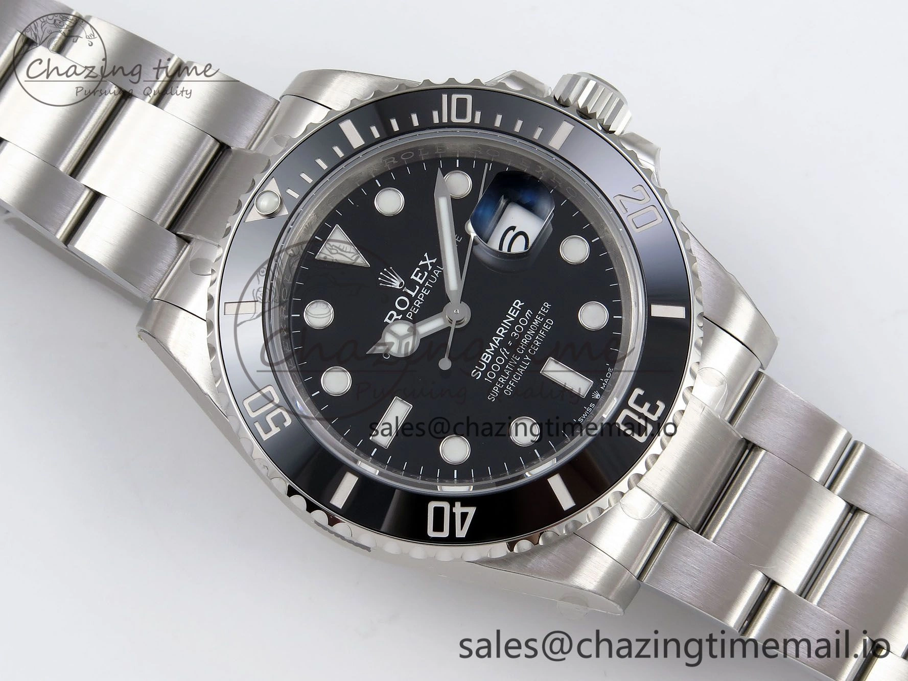Submariner 41mm 126610 LN Black Ceramic 904L Steel VSF 1:1 Best Edition VS3235