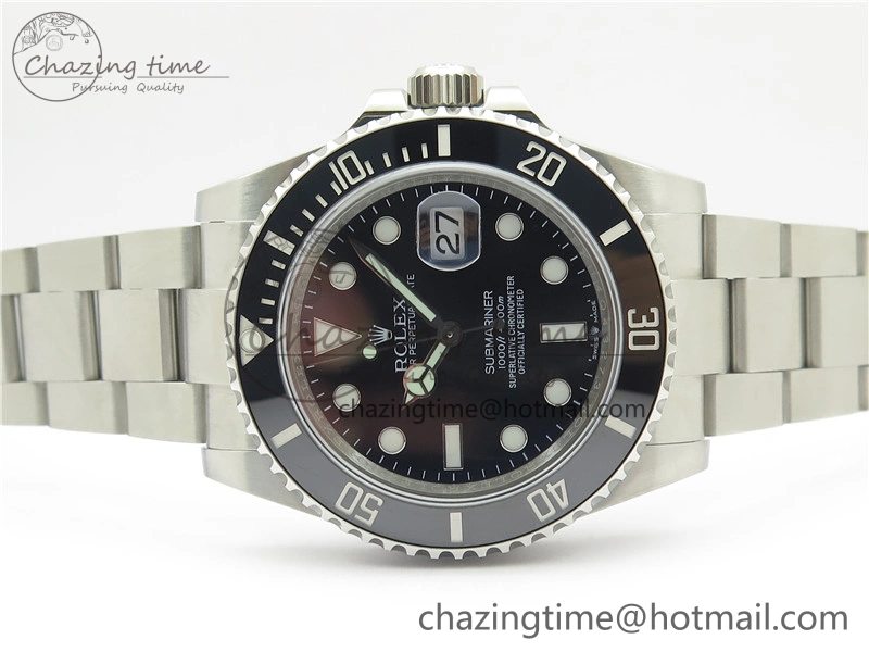 Submariner 41mm 126610 LN Black Ceramic 904L Steel VVSF 1:1 Best Edition A3235