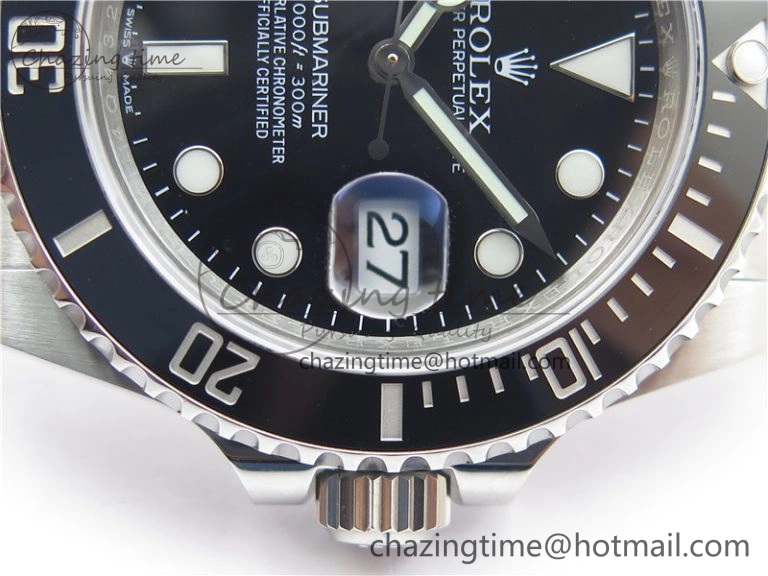 Submariner 41mm 126610 LN Black Ceramic 904L Steel VVSF 1:1 Best Edition A3235