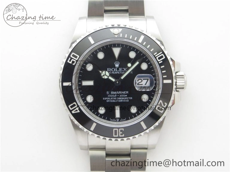 Submariner 41mm 126610 LN Black Ceramic 904L Steel VVSF 1:1 Best Edition A3235