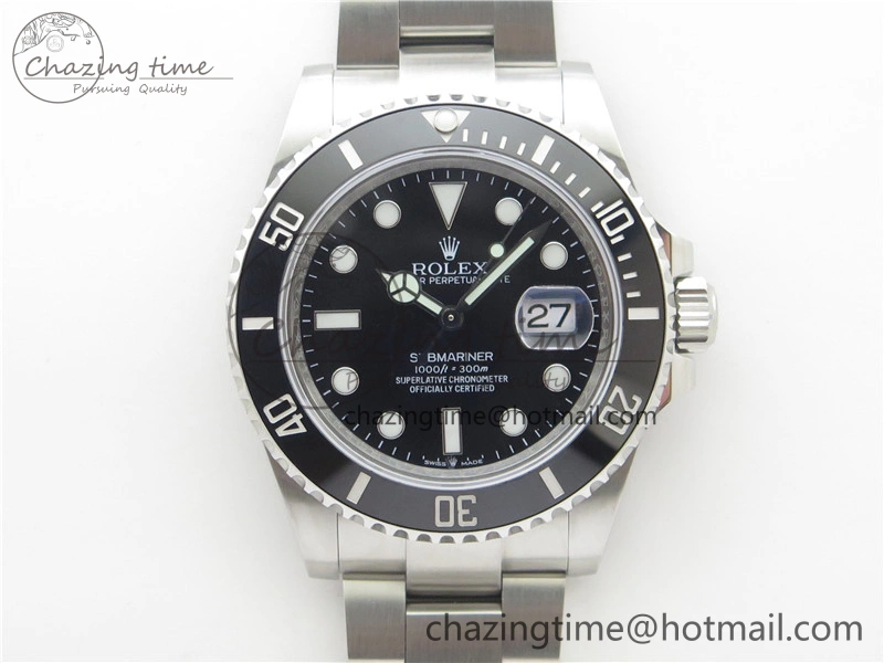 Submariner 41mm 126610 LN Black Ceramic 904L Steel VVSF 1:1 Best Edition A3235