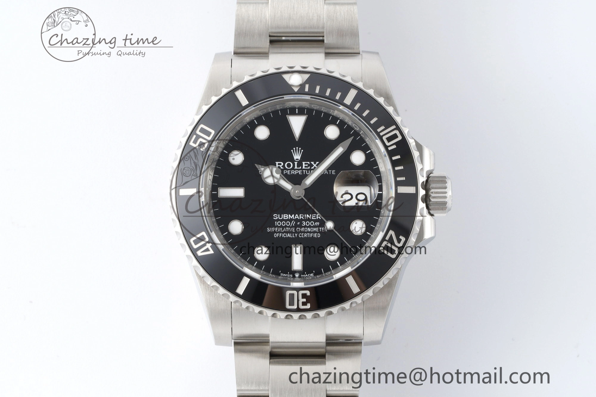 Submariner 41mm 126610 LN Black Ceramic 904L Steel ZF 1:1 Best Edition VR3235