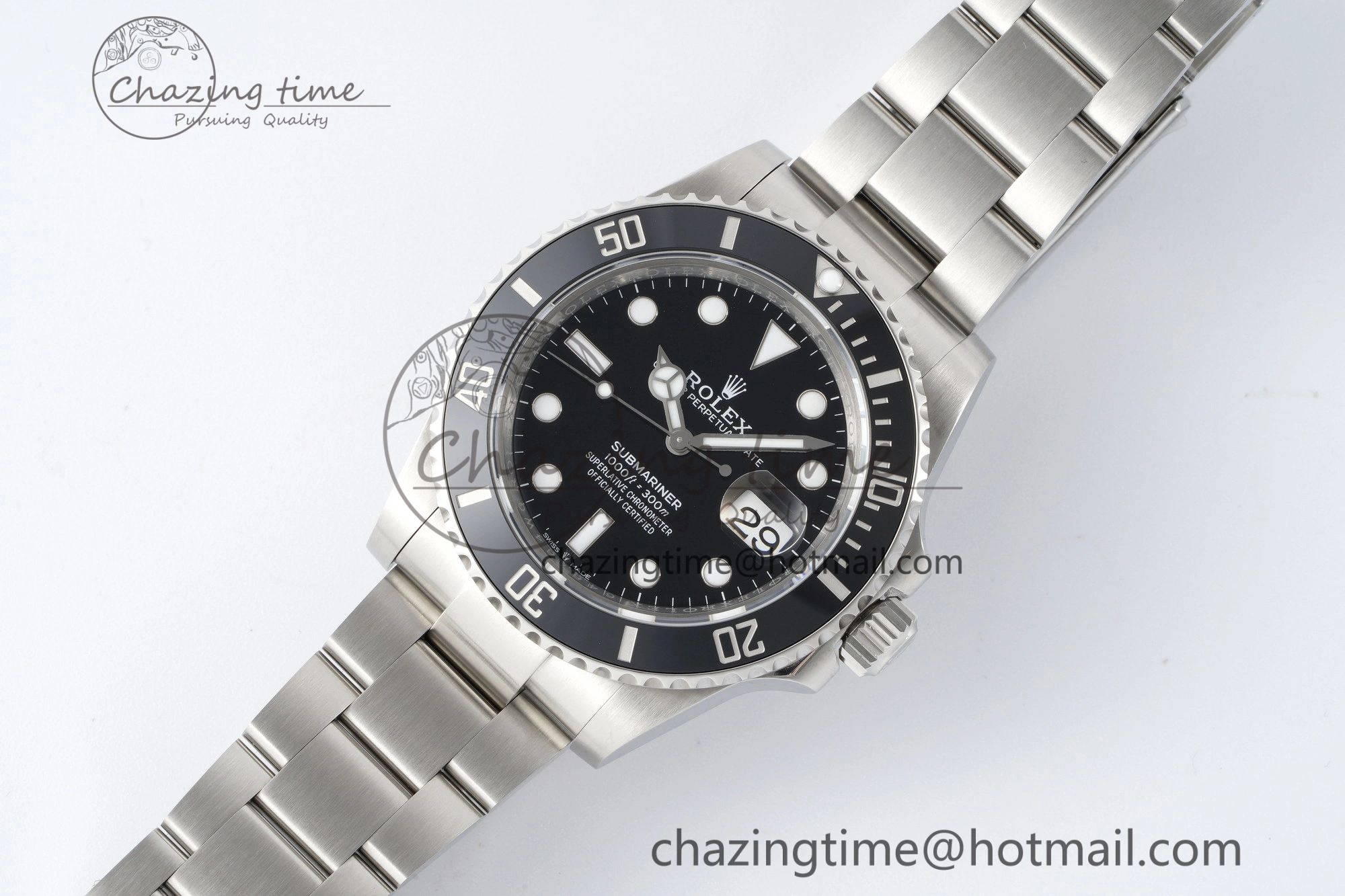 Submariner 41mm 126610 LN Black Ceramic 904L Steel ZF 1:1 Best Edition VR3235