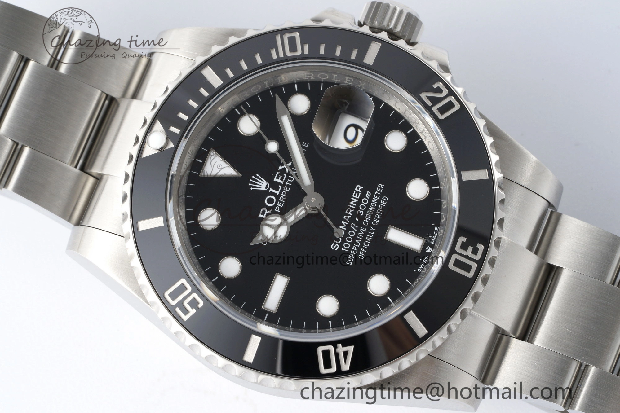 Submariner 41mm 126610 LN Black Ceramic 904L Steel ZF 1:1 Best Edition VR3235