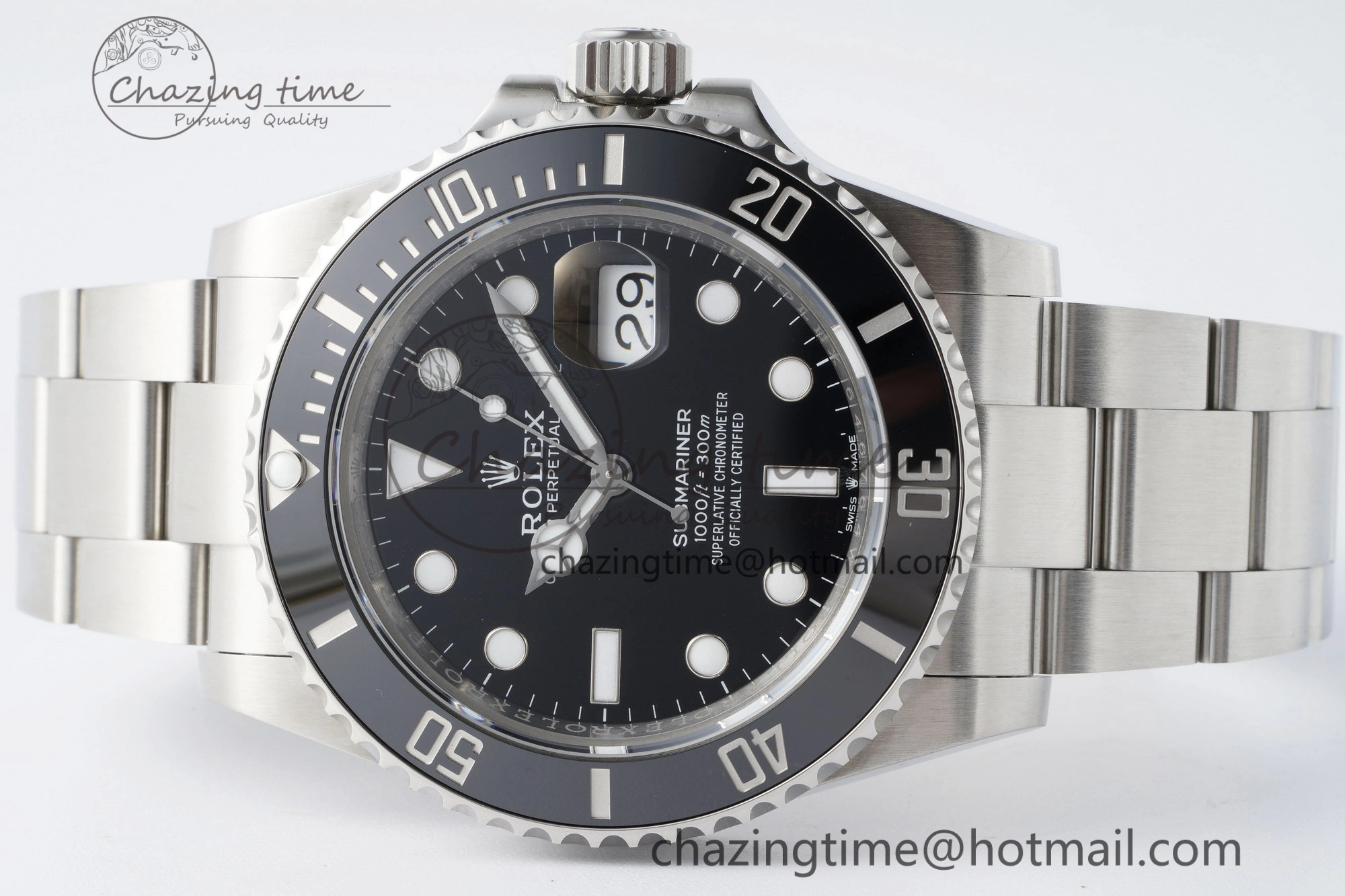 Submariner 41mm 126610 LN Black Ceramic 904L Steel ZF 1:1 Best Edition VR3235