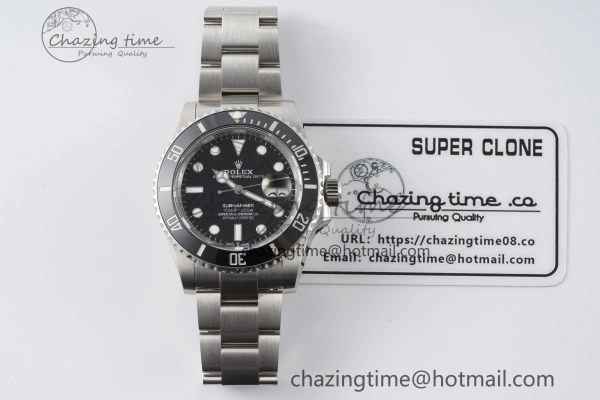 Submariner 41mm 126610 LN Black Ceramic 904L Steel ZF 1:1 Best Edition VR3235