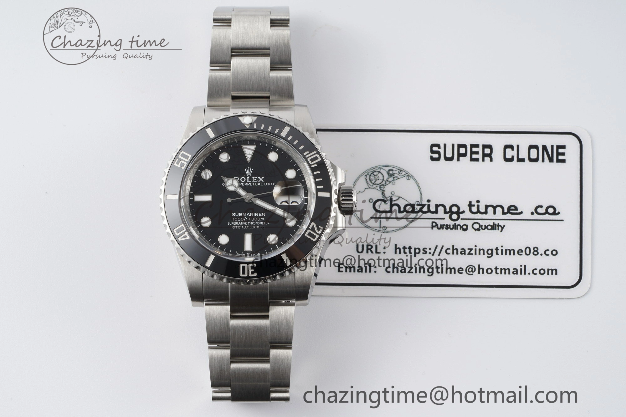 Submariner 41mm 126610 LN Black Ceramic 904L Steel ZF 1:1 Best Edition VR3235