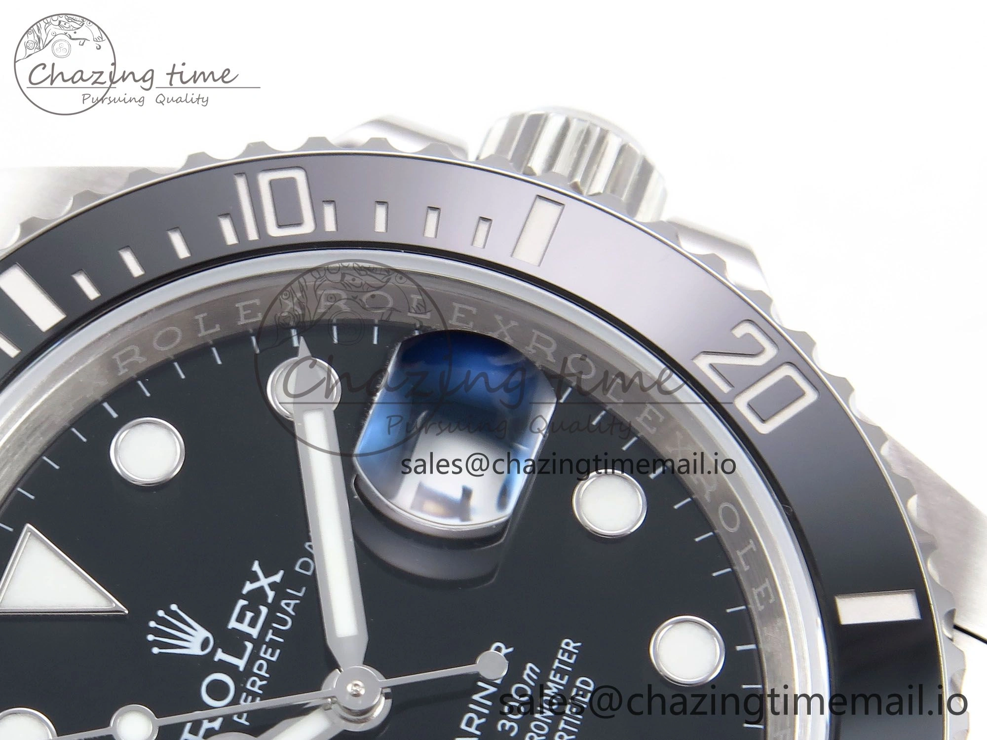 Submariner 41mm 126610 LN Black Ceramic EWEF 1:1 Best Edition on Bracelet SH3235
