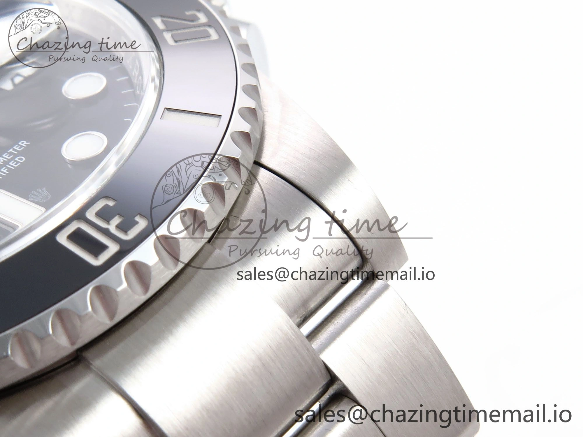 Submariner 41mm 126610 LN Black Ceramic EWEF 1:1 Best Edition on Bracelet SH3235
