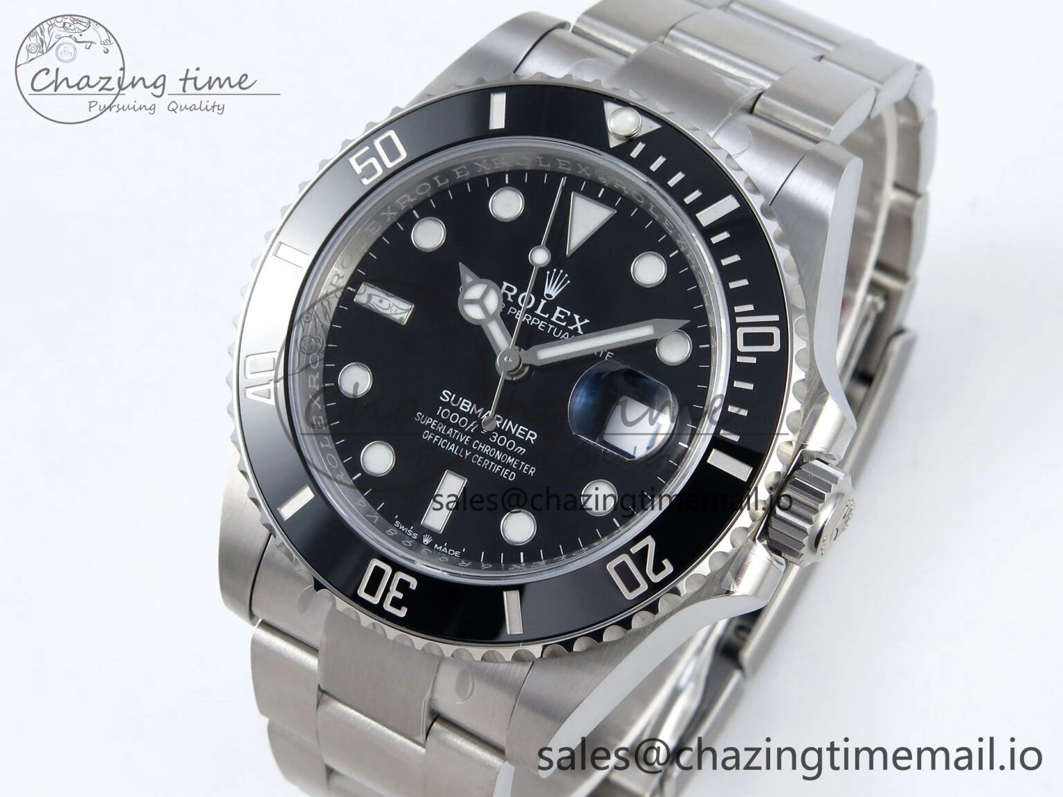 Submariner 41mm 126610 LN SS ARF 1:1 Best Edition Steel Black Dial 904L SS Oyster Bracelet SH3235