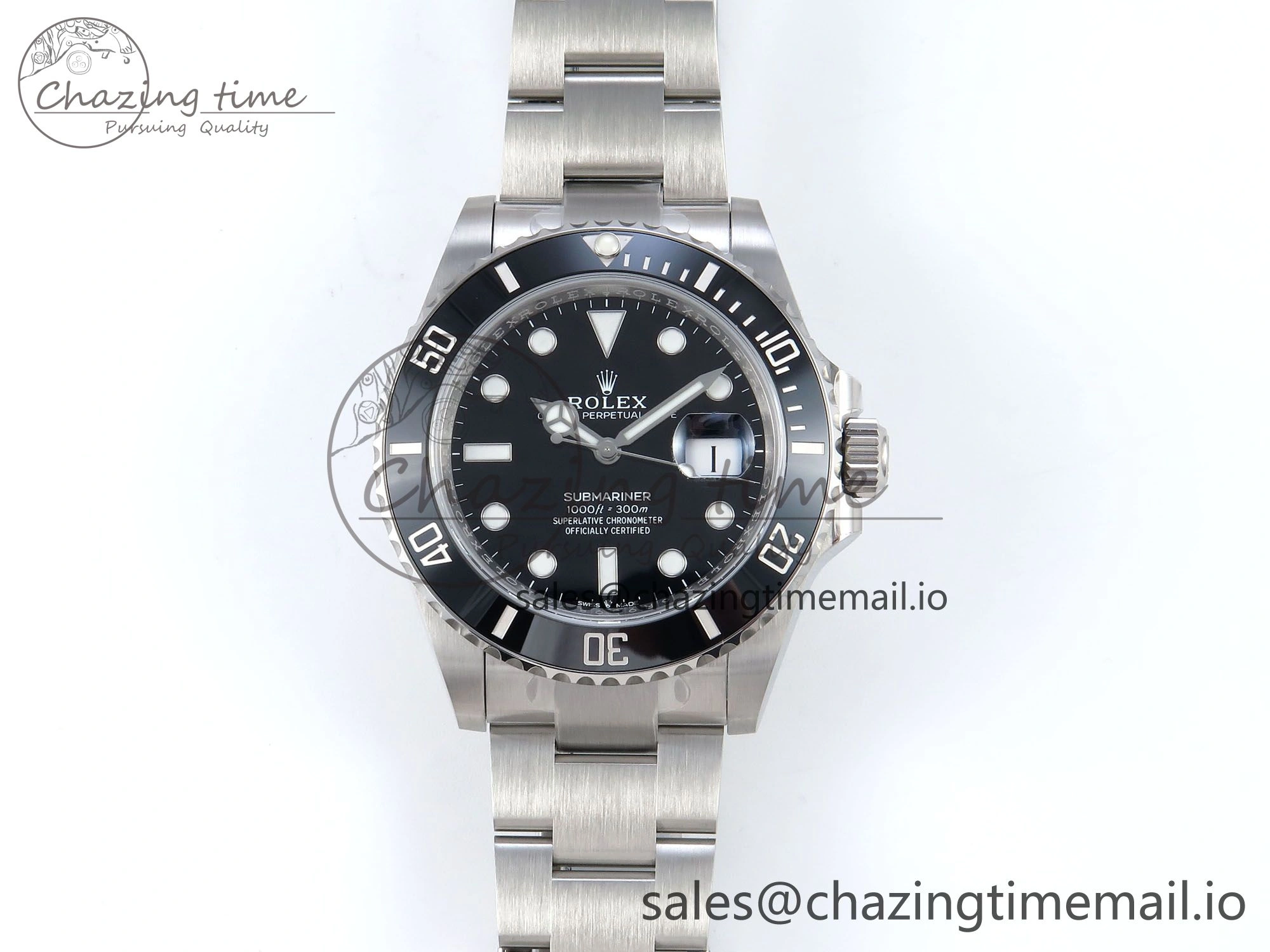 Submariner 41mm 126610 LN SS ARF 1:1 Best Edition Steel Black Dial 904L SS Oyster Bracelet SH3235