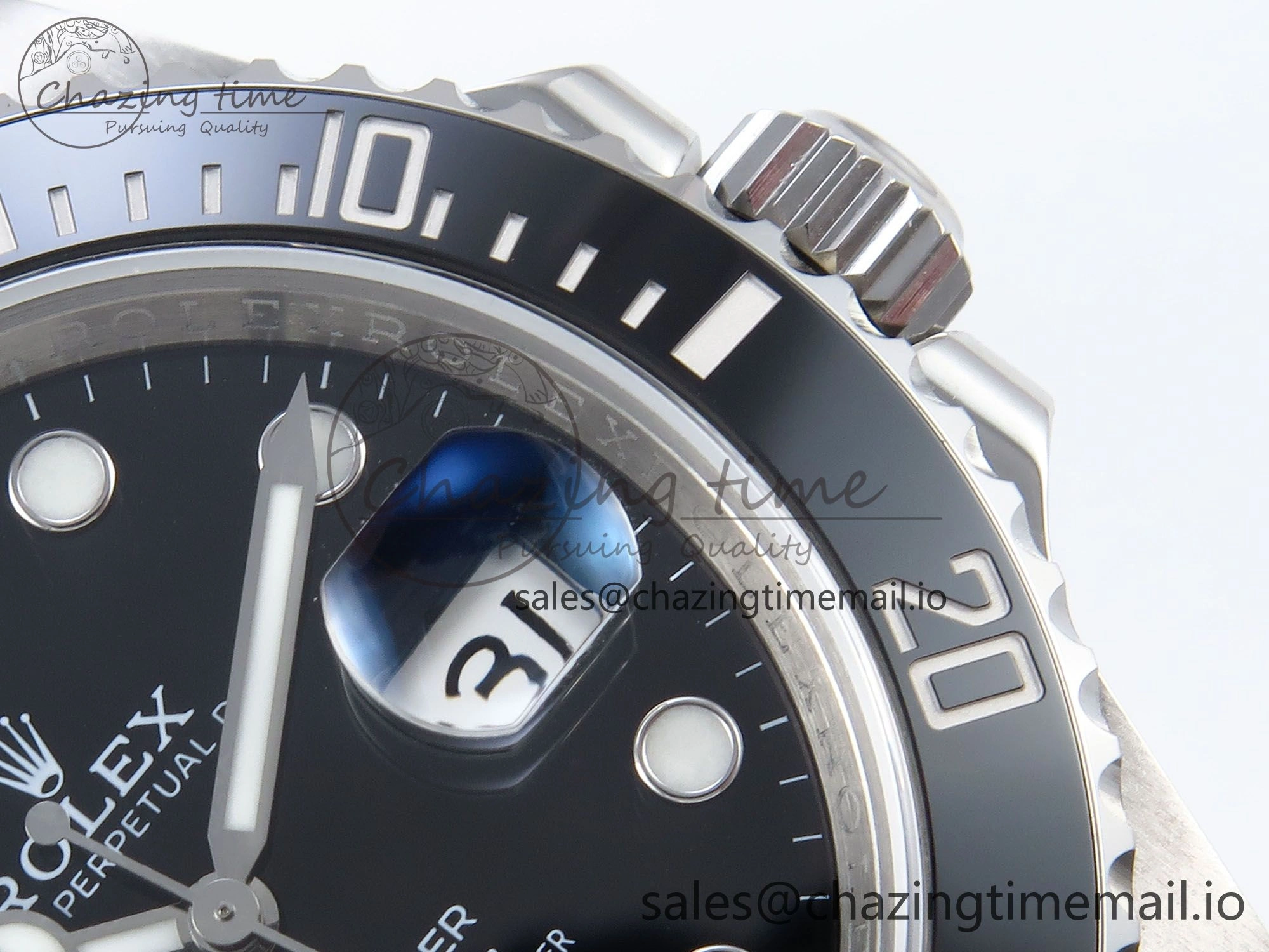 Submariner 41mm 126610 LN TWSF SS Black Ceramic Black Dial on SS Bracelet SH3235