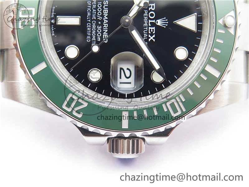 Submariner 41mm 126610 LV BP Maker Black Dial on SS Bracelet A2813