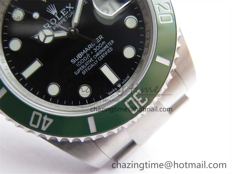 Submariner 41mm 126610 LV Cermit 904L Steel MIF 1:1 Best Edition VR3235