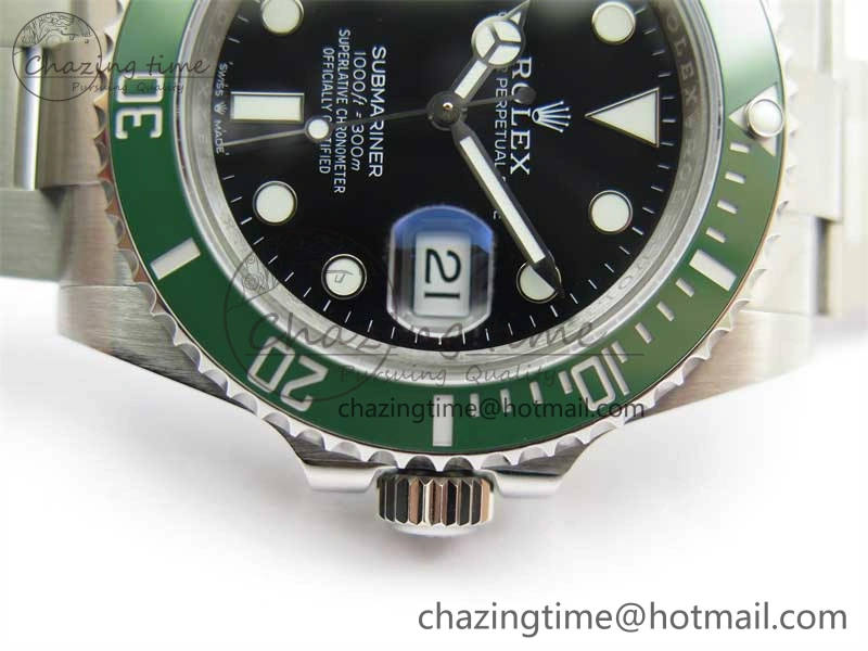 Submariner 41mm 126610 LV Cermit 904L Steel MIF 1:1 Best Edition VR3235