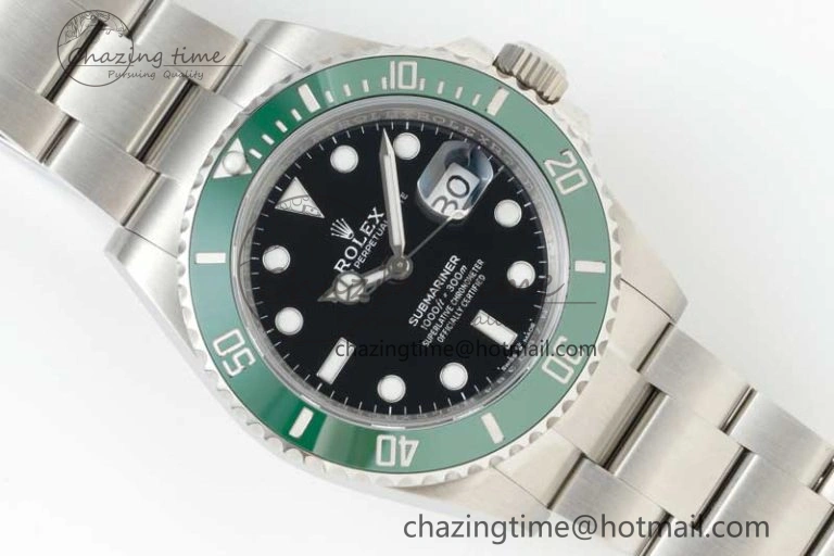 Submariner 41mm 126610 LV Green Ceramic 904L Steel NTF 1:1 Best Edition VR3235