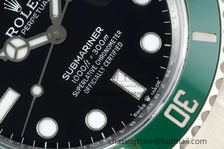 Submariner 41mm 126610 LV Green Ceramic 904L Steel NTF 1:1 Best Edition VR3235