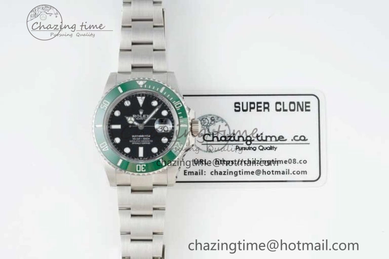 Submariner 41mm 126610 LV Green Ceramic 904L Steel NTF 1:1 Best Edition VR3235