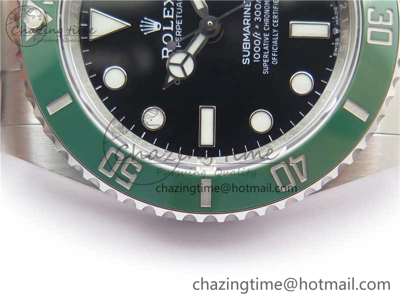 Submariner 41mm 126610 LV Green Ceramic 904L Steel RF 1:1 Best Edition RF3235
