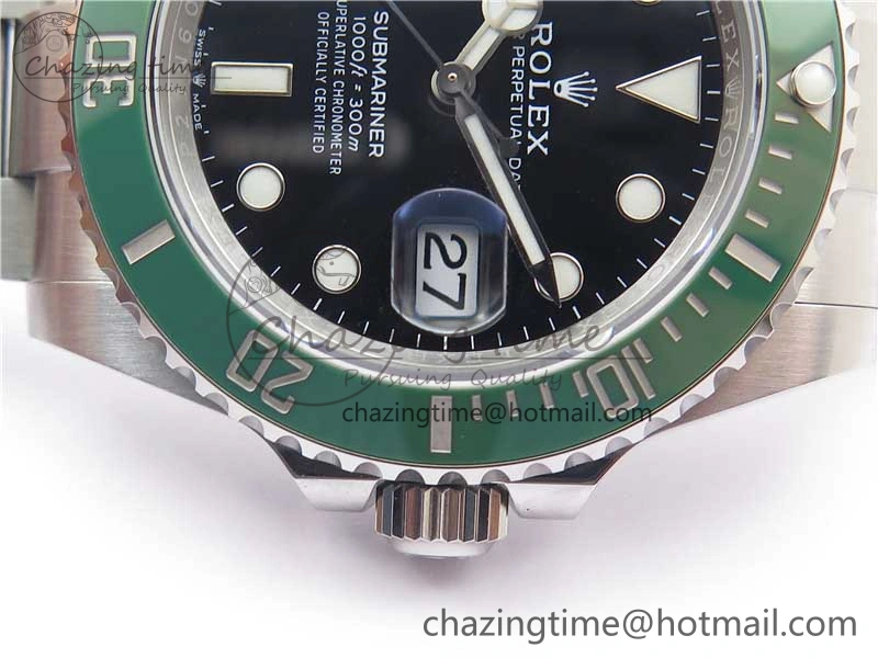 Submariner 41mm 126610 LV Green Ceramic 904L Steel RF 1:1 Best Edition RF3235