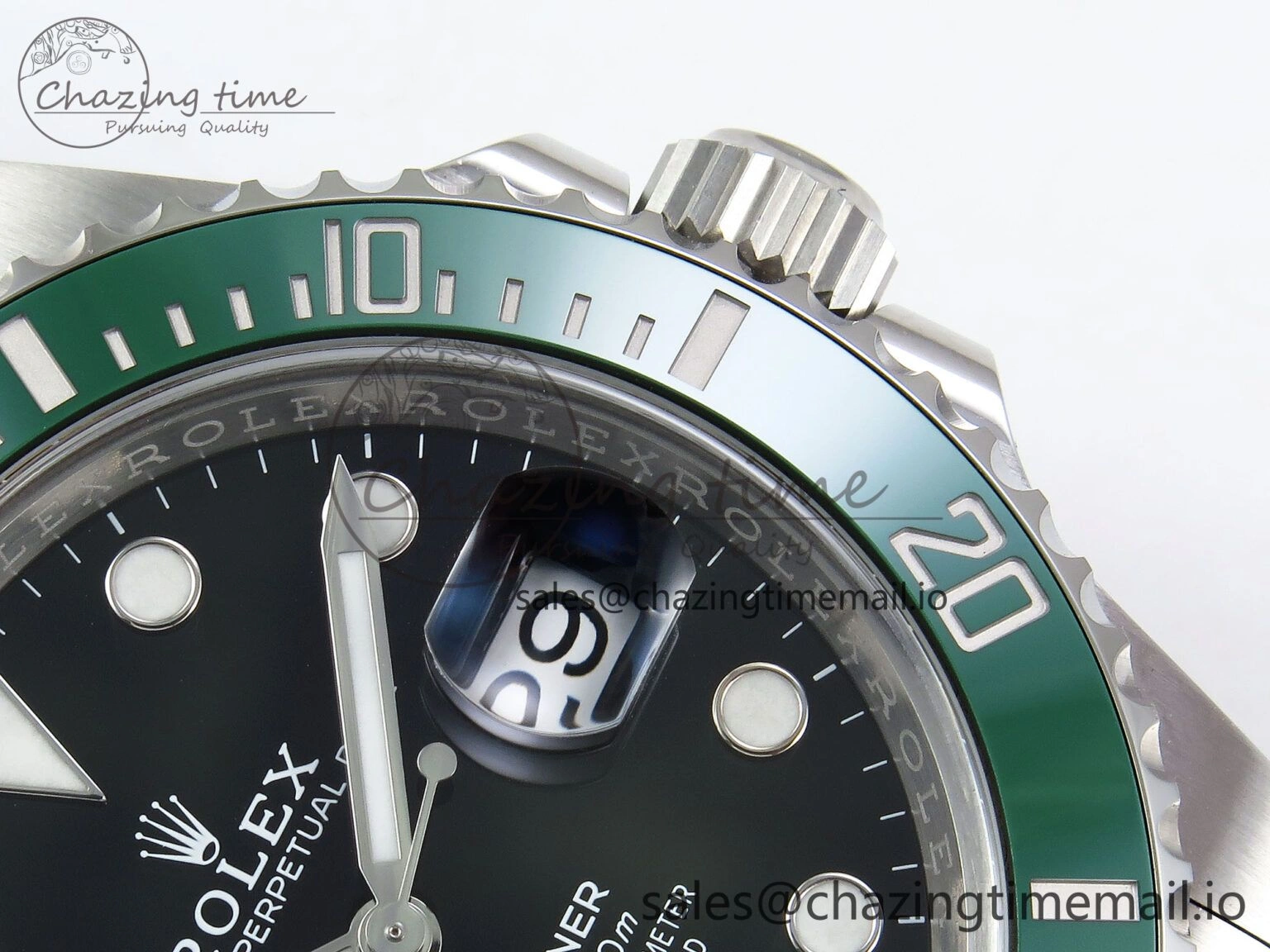 Submariner 41mm 126610 LV Kermit 904L Steel Clean 1:1 Best Edition VR3235