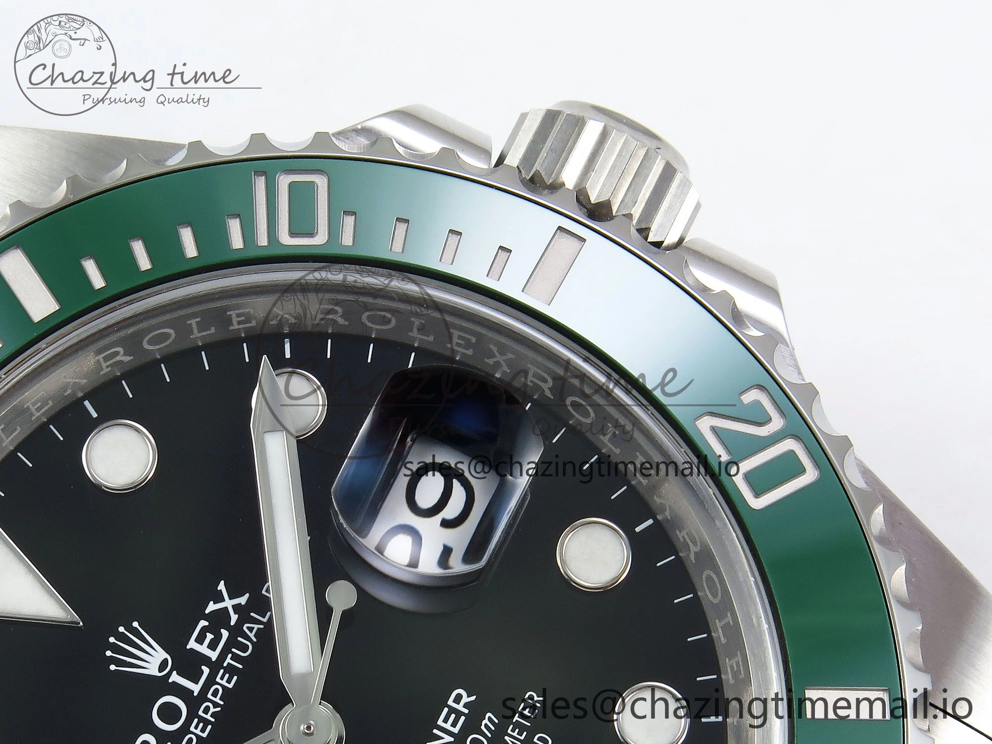 Submariner 41mm 126610 LV Kermit 904L Steel Clean 1:1 Best Edition VR3235