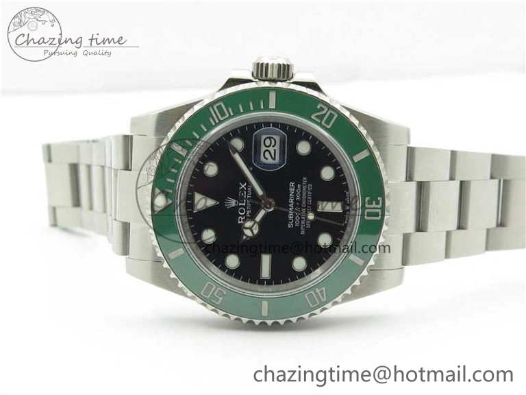 Submariner 41mm 126610 LV Kermit 904L Steel ‘Green Maker’ 1:1 Best Edition A2824