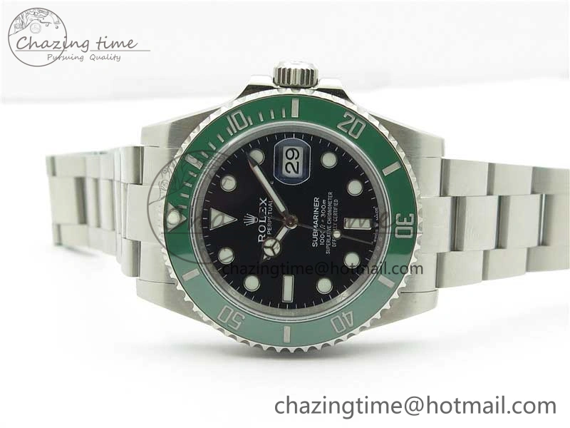 Submariner 41mm 126610 LV Kermit 904L Steel ‘Green Maker’ 1:1 Best Edition A2824