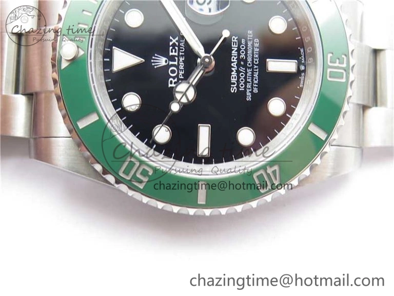 Submariner 41mm 126610 LV Kermit 904L Steel ‘Green Maker’ 1:1 Best Edition A2824