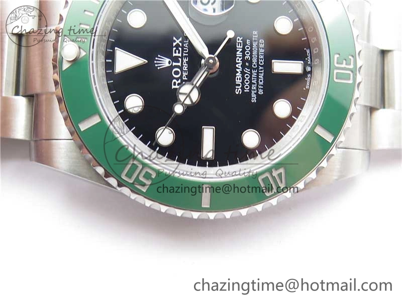 Submariner 41mm 126610 LV Kermit 904L Steel ‘Green Maker’ 1:1 Best Edition A2824