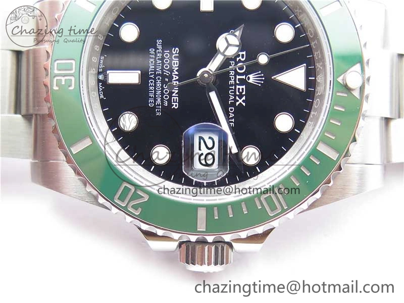 Submariner 41mm 126610 LV Kermit 904L Steel ‘Green Maker’ 1:1 Best Edition A2824