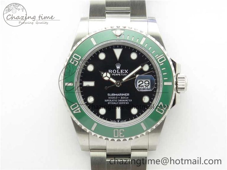 Submariner 41mm 126610 LV Kermit 904L Steel ‘Green Maker’ 1:1 Best Edition A2824
