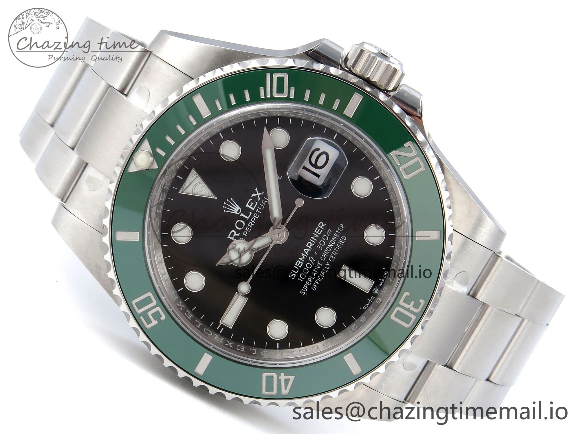 Submariner 41mm 126610 LV Kermit 904L Steel QF+ 1:1 Best Edition VR3235