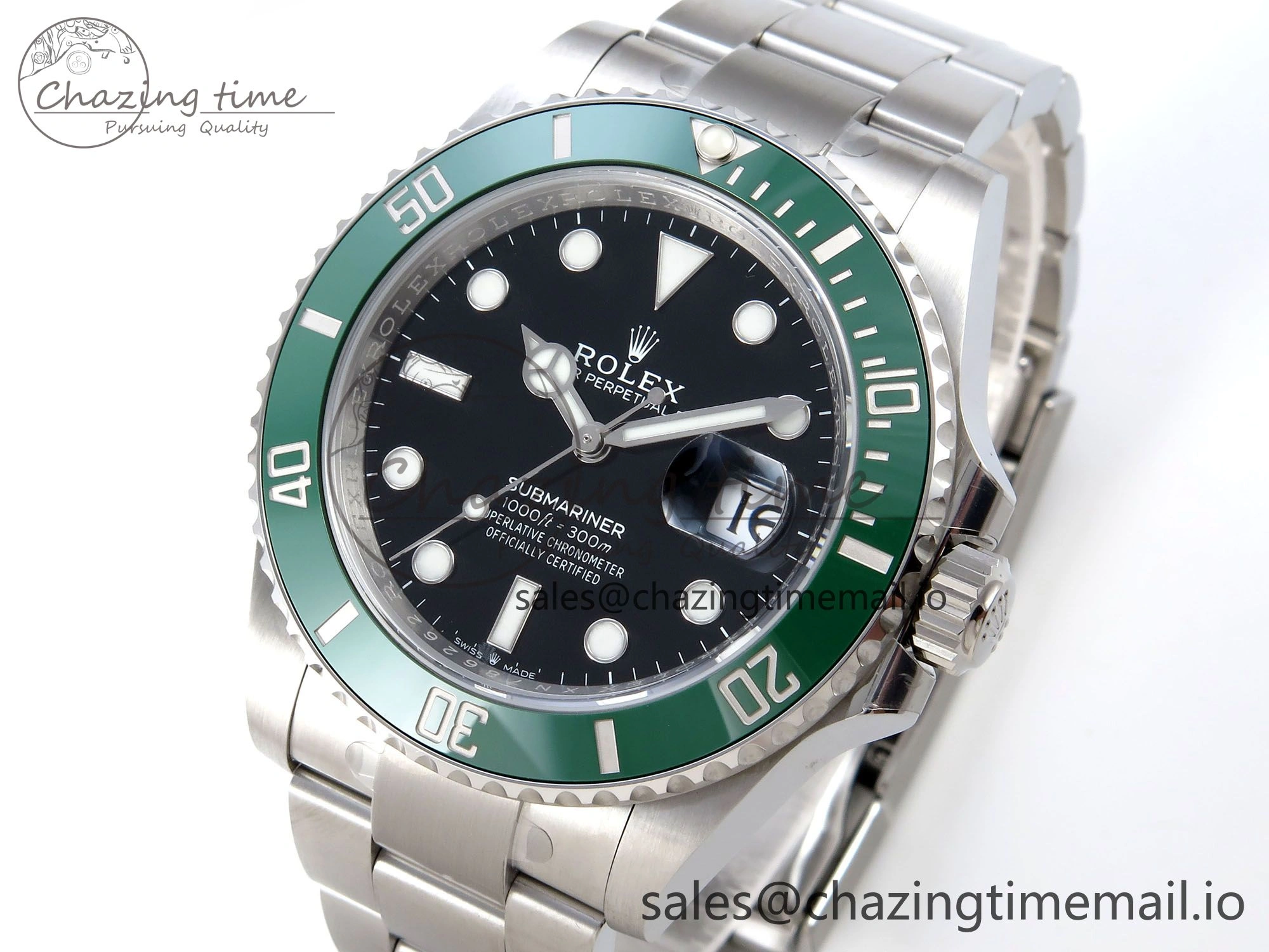 Submariner 41mm 126610 LV Kermit 904L Steel QF+ 1:1 Best Edition VR3235