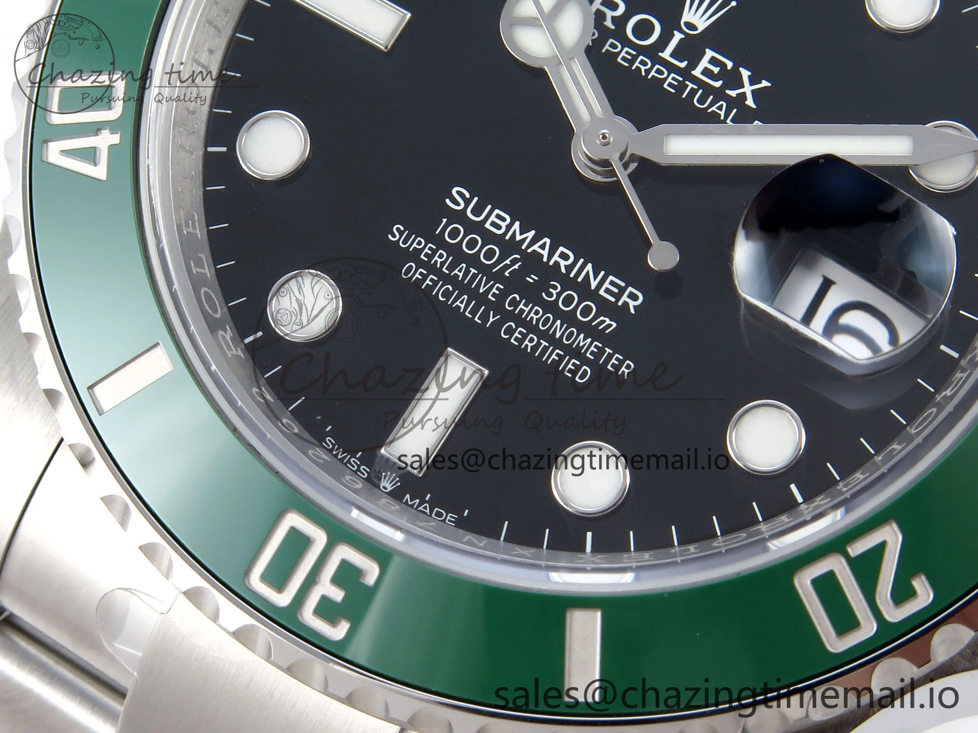 Submariner 41mm 126610 LV Kermit 904L Steel QF+ 1:1 Best Edition VR3235