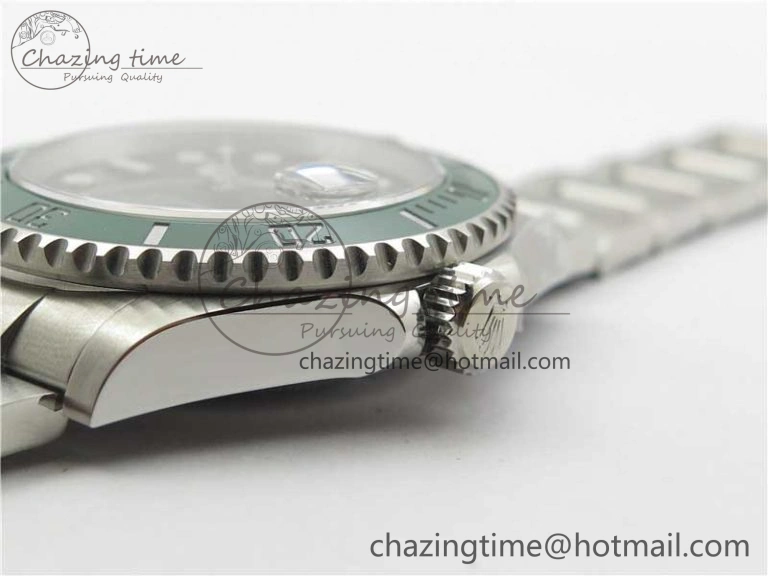 Submariner 41mm 126610 LV Kermit 904L Steel ROF 1:1 Best Edition Black Dial on SS Bracelet A2824