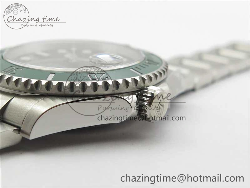 Submariner 41mm 126610 LV Kermit 904L Steel ROF 1:1 Best Edition Black Dial on SS Bracelet A2824