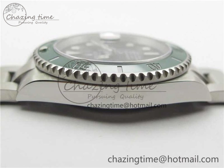 Submariner 41mm 126610 LV Kermit 904L Steel ROF 1:1 Best Edition Black Dial on SS Bracelet A2824