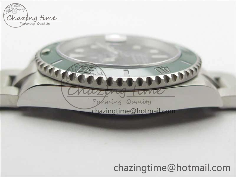 Submariner 41mm 126610 LV Kermit 904L Steel ROF 1:1 Best Edition Black Dial on SS Bracelet A2824