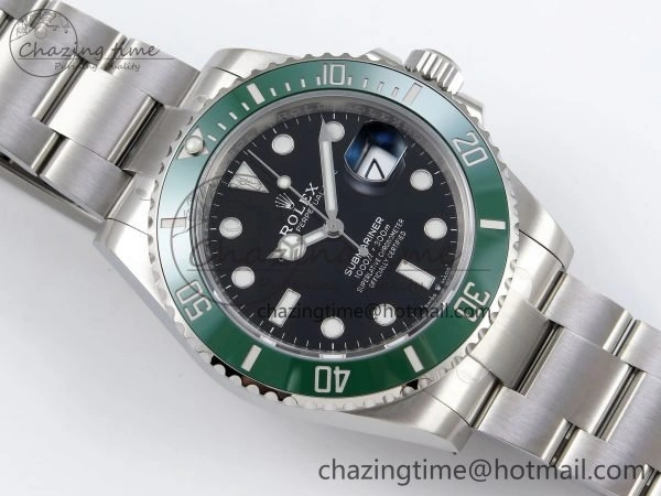 Submariner 41mm 126610 LV Kermit 904L Steel VSF 1:1 Best Edition VS3235