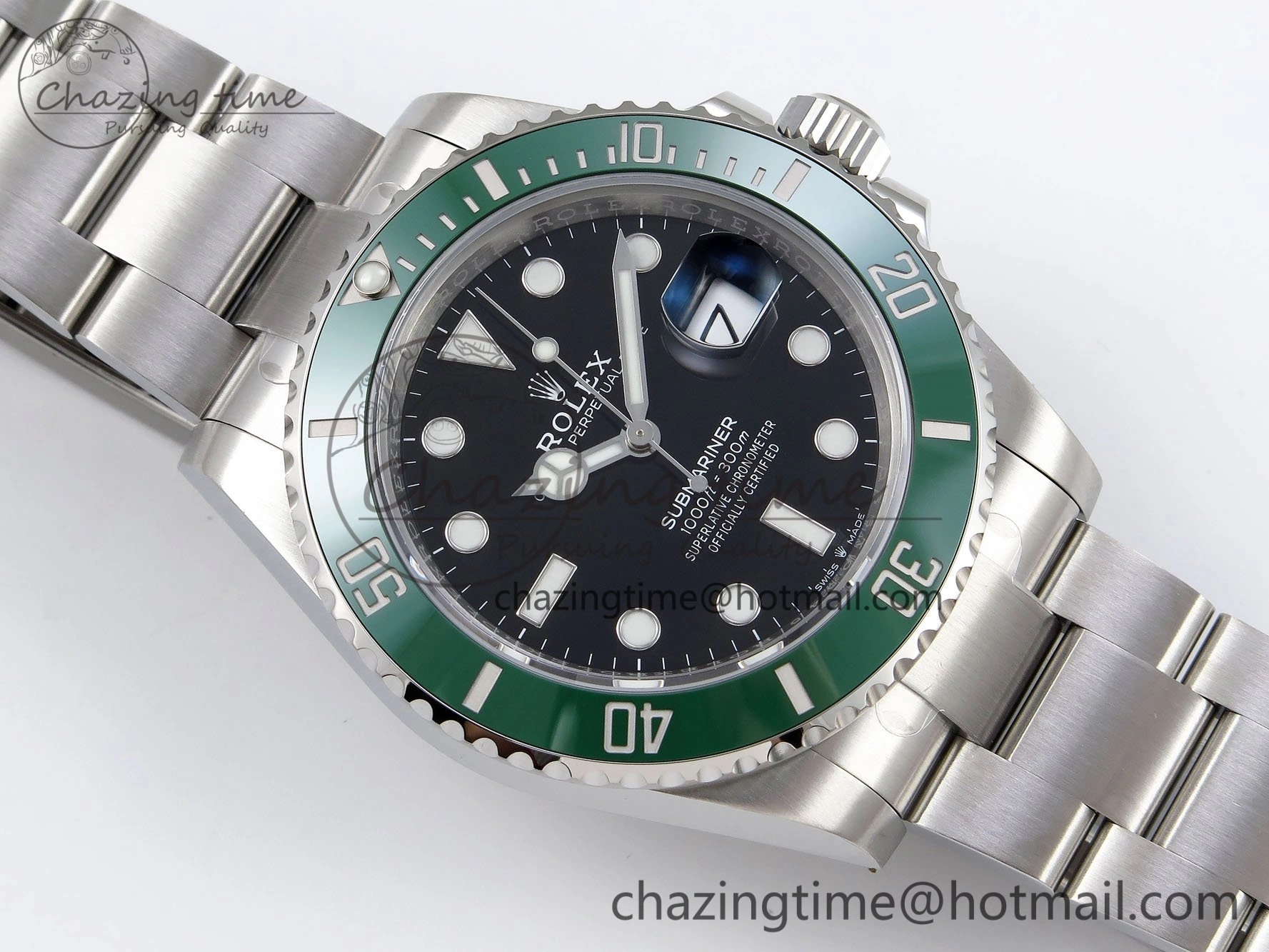 Submariner 41mm 126610 LV Kermit 904L Steel VSF 1:1 Best Edition VS3235