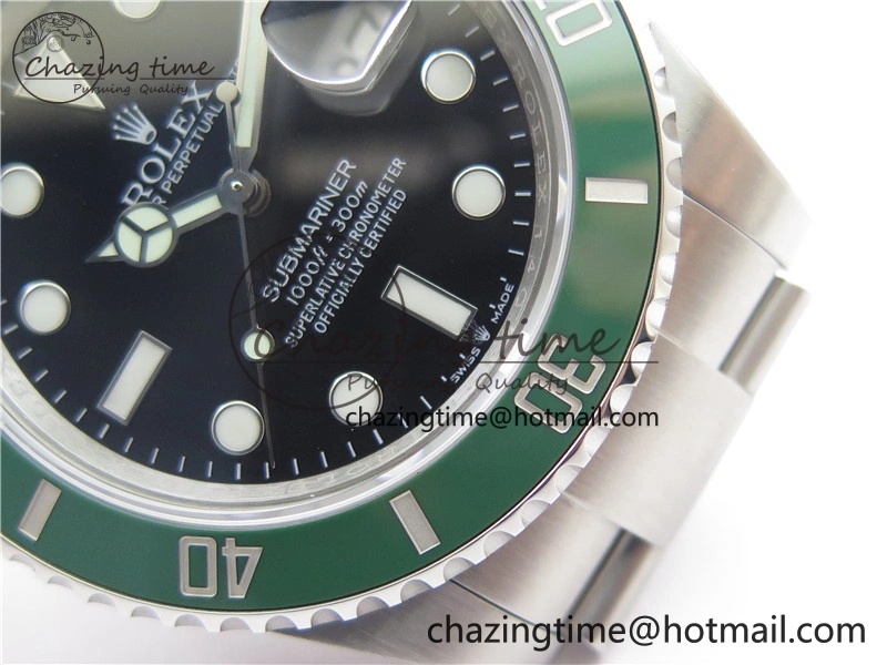 Submariner 41mm 126610 LV Kermit 904L Steel VVSF 1:1 Best Edition A3235