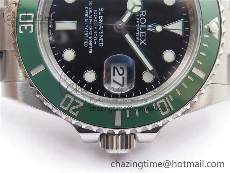 Submariner 41mm 126610 LV Kermit 904L Steel VVSF 1:1 Best Edition A3235