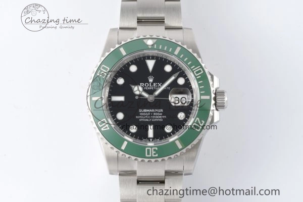 Submariner 41mm 126610 LV Kermit 904L Steel ZF 1:1 Best Edition VR3235