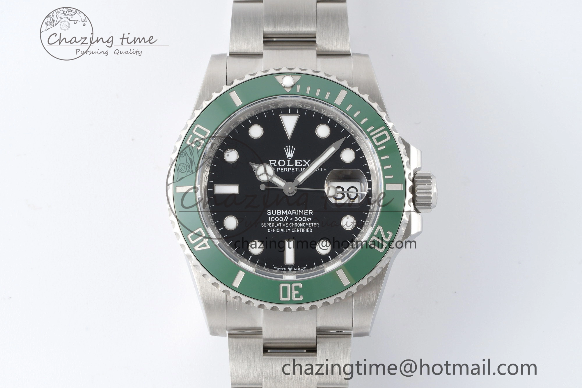 Submariner 41mm 126610 LV Kermit 904L Steel ZF 1:1 Best Edition VR3235