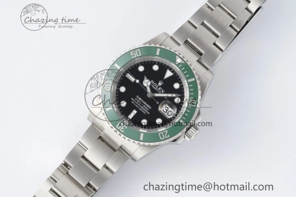 Submariner 41mm 126610 LV Kermit 904L Steel ZF 1:1 Best Edition VR3235