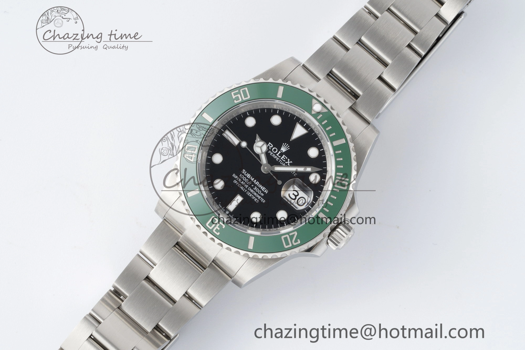 Submariner 41mm 126610 LV Kermit 904L Steel ZF 1:1 Best Edition VR3235