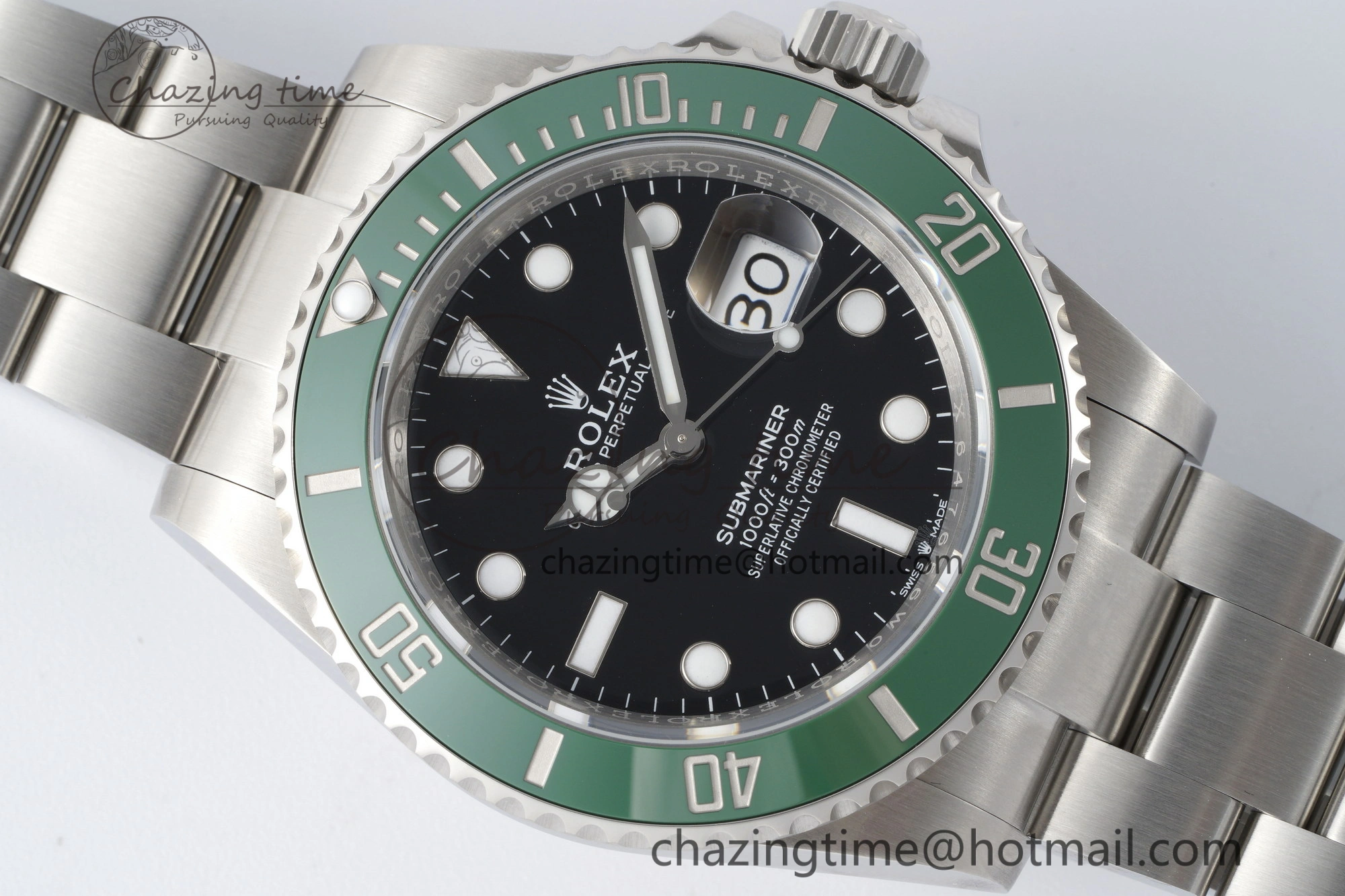 Submariner 41mm 126610 LV Kermit 904L Steel ZF 1:1 Best Edition VR3235
