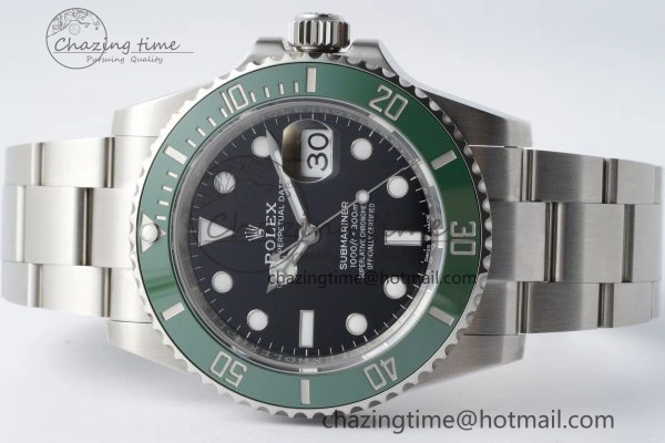 Submariner 41mm 126610 LV Kermit 904L Steel ZF 1:1 Best Edition VR3235